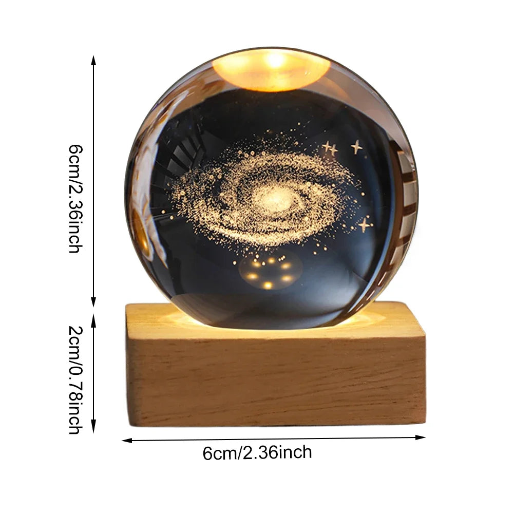 Crystal Ball LED Night Light Atmosphere